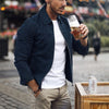 MJARTORIA  2019 New Fashion Autumn Male Leather Jacket Plus Size 3XL Black Brown Mens Stand Collar Coats Leather Biker Jackets