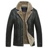 New Top Quality Leather Jacket Mens Leather Jacket And Coat Smart Casual Jacket Jaqueta De Couro Masculina