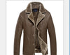 New Top Quality Leather Jacket Mens Leather Jacket And Coat Smart Casual Jacket Jaqueta De Couro Masculina